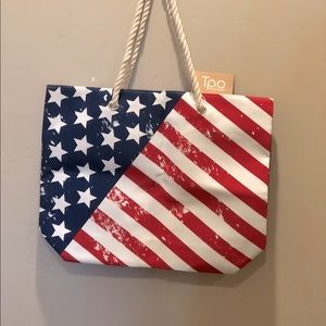 4th of July tote bag - 15 1/2 X 20
